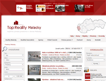 Tablet Screenshot of priestory.reality-malacky.eu
